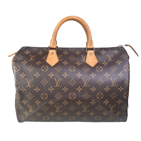 Louis Vuitton Brown Monogram Speedy 35 - Picture 1 of 11